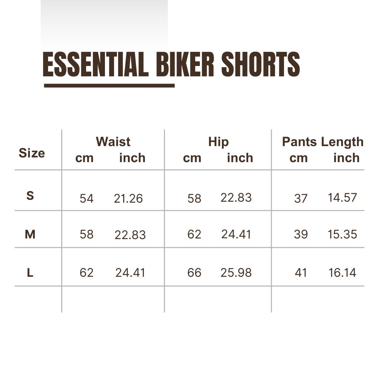 Essential Biker Shorts
